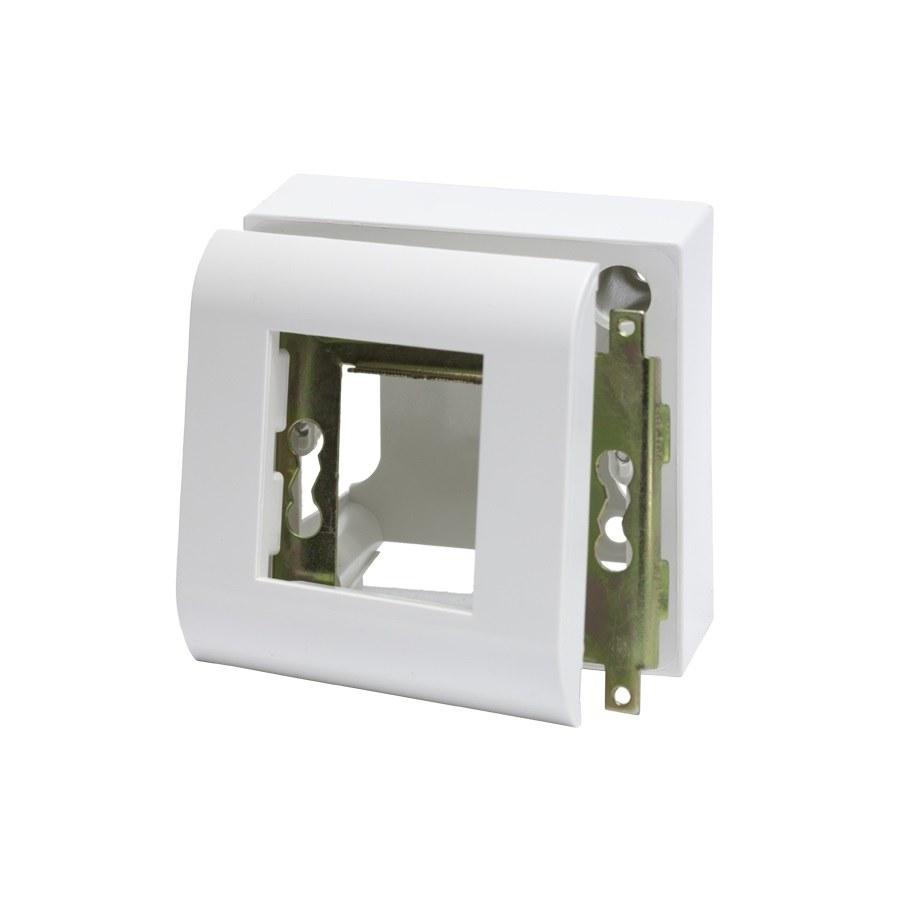 2-module surface-mounted housing for 45x45 accessories