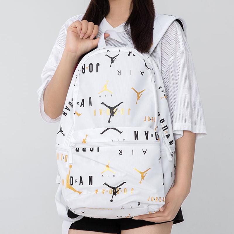 Jordan Polyesterový Batoh Běžný Unisex Bílý JD2143004GS-002