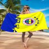 Fenerbah?E-Sport Club Emblem Strandtuch, Schnelltrocknend, Pflegeleicht, Geeignet für Fitness und Strandurlaub, Sport-Essential