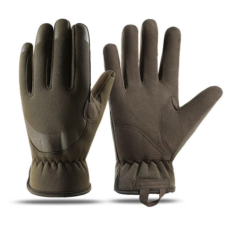 

Outdoor Tactical Gloves for Men s Full Finger Palm Anti slip Multi function Protective Mesh Breathable Wear Resistant Cycling Touch Screen Gloves XXL