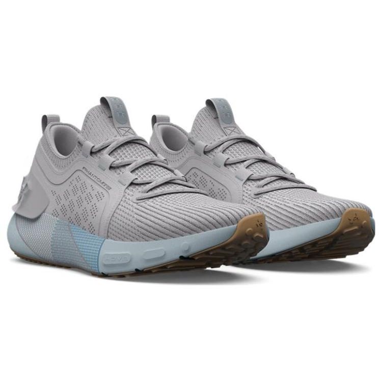 Under Armour Dámské tenisky HOVR Phantom 3 SE Halo Grey Halogen Blue Harbour-Blue 3026647-102