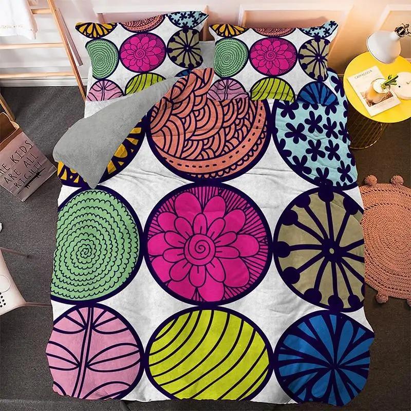 

Мультяшный пододеяльник, комплект постельного белья размера King, из микрофибры, милый цветной аватар, комплект постельного белья для детей и подростков, мягкий, в стиле кавайи, пододеяльник EU Single 135x200cm