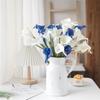 10Pcs Artificial Flowers Bouquet PU Faux Calla Lily Fake Flowers DIY Bouquet For Wedding Vase Ornament Home Room Decoration