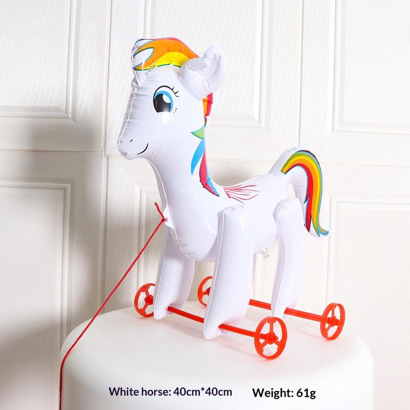 Cute Standing Foil Balloon Cartoon Animal Walking Balloons Toy For Children Gifts Birthday Party Balloons Decoration