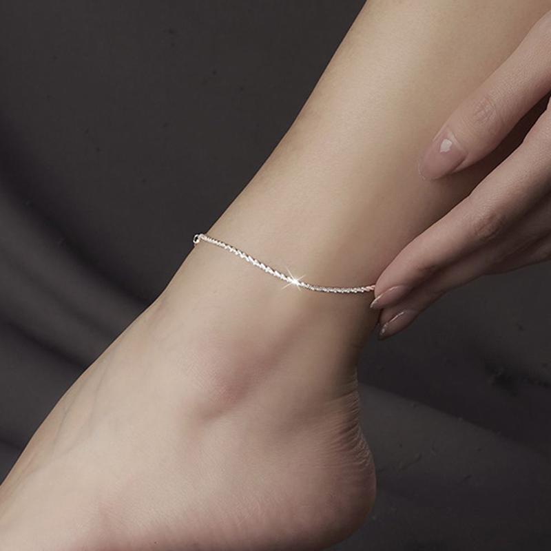 

Модні металеві браслети-анклети з бісером для жінок Вишукані багатошарові сітчасті з китицями на пальці ноги Циркон Весільні аксесуари для вечірки Подарунок