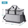 Roleness 30L Large Capacity Soft Foldable Cooler Bag, Perfect for Fishing, Camping, and Lunches, Features Water-Repellent Design, Lightweight, and