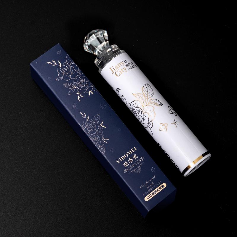 

1/3 шт. Зубные щетки в форме губной помады, портативные складные кристальные зубные щетки для чистки зубов и ухода за полостью рта, для путешествий и подарков белый