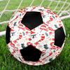Pallone da Calcio a Tema Natalizio Misura 5, Adatto sia per Partite Indoor che Outdoor, un Regalo Adatto a Tutti.