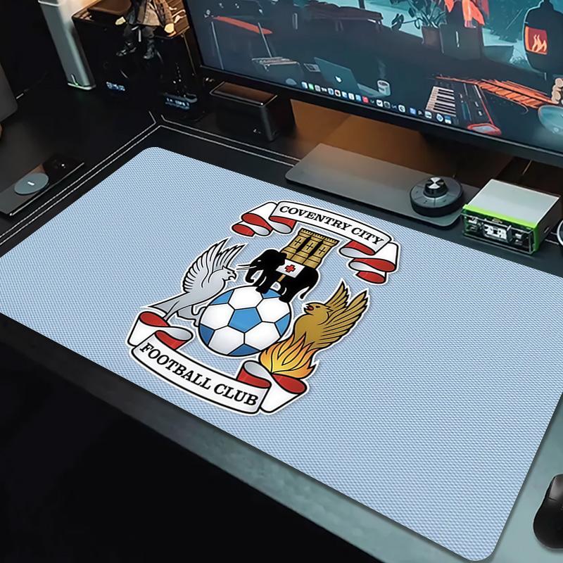 Coventry City Print Cushion Non-slip Laptop Tablet Big Mousepad XXL Mat Mini PC Playmat With Lock Edge