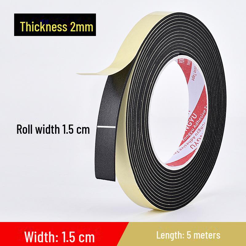 Self-Adhesive EVA Foam Sealing Strip – Dust-Proof, Temperature-Resistant, Anti-Collision, Shock-Absorbing Rubber for Doors and Windows