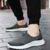 Men's Shoes, New Spring Style, Hollow-out Breathable Mesh Surface, Slip-on Casual Shoes, Lightweight and Comfortable, Dad Shoes
