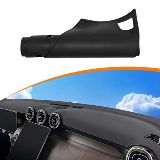 Black Leather Dashboard Dash Mat Pad Cover For Mercedes-Benz C-Class -2024