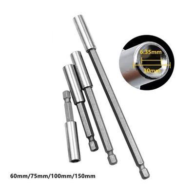 1/4'' Stark Magnetischer Sechskant Schraubendreher Bit Verlängerungs Verbindungsstange Hülse Pistolenbohrer Verlängerungsstange 6,35mm Hülse Schnelladapter