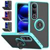 Matný kryt Armor pro Vivo V50 Lite 5G Kryt Kroužek Magnetický Stojan Držák Nárazuvzdorný Skořepina Coque Fundas