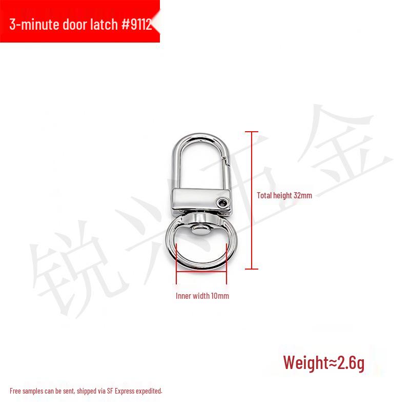 Alloy Door Buckle & Keychain Ornament Webbing Metal Hook for DIY Accessories