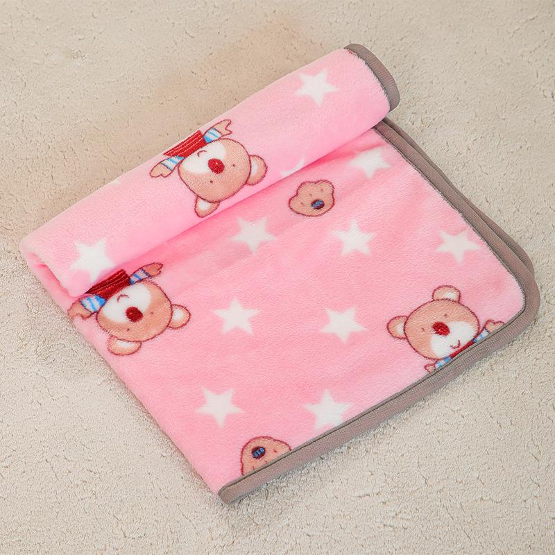 

Всесезонный двухсторонний фланелевый коврик для домашних животных и одеяло для сна кошек S/60x40cm