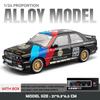 Simulation 1:24 BMW M3 Racing Car Model with Sound Light Collection Diecast Toy Vehicle Children Boy Birthday Gift Home Decor