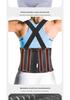 Atmungsaktiver Lendenwirbelstützgürtel mit Aluminiumplatte für Damen und Herren - Fitness- und Sport-Rückenschutz