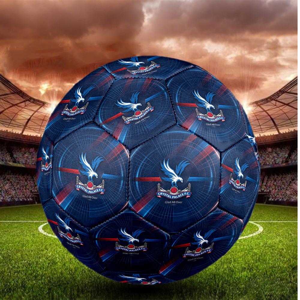 Crystal Palace Size 5 Football High Elastic Soccer Ball For Outdoor Competition Daily Training Play