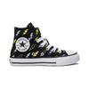 Converse Chuck Taylor All Star EasyOn High PS Electric Bolt Dětské tenisky Černá Zlatavě hnědá Město duchů A08373C