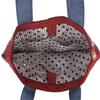 Kusguru Japan Women's Fleece Tote Bag, 247627, Red