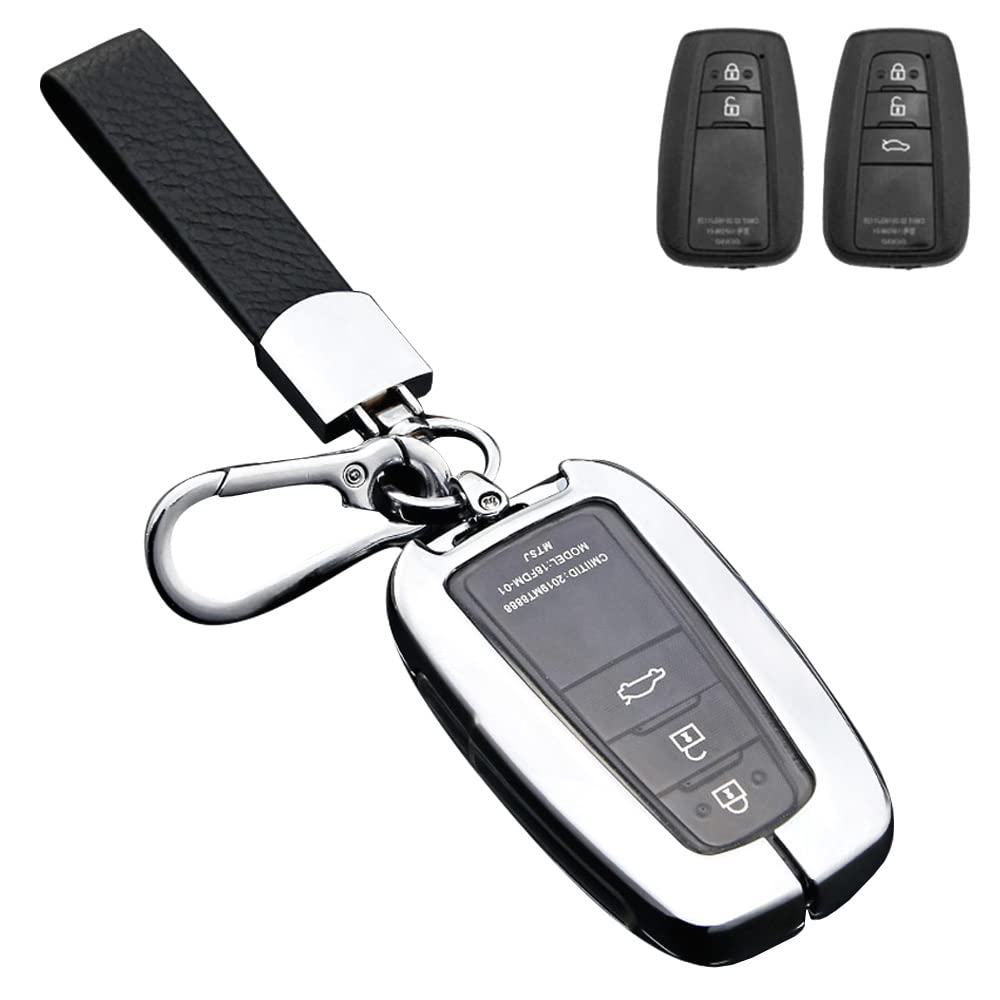 Toyota Key Case, Toyota Smart Key Case, Key Cover, Zinc Alloy + TPU Toyota