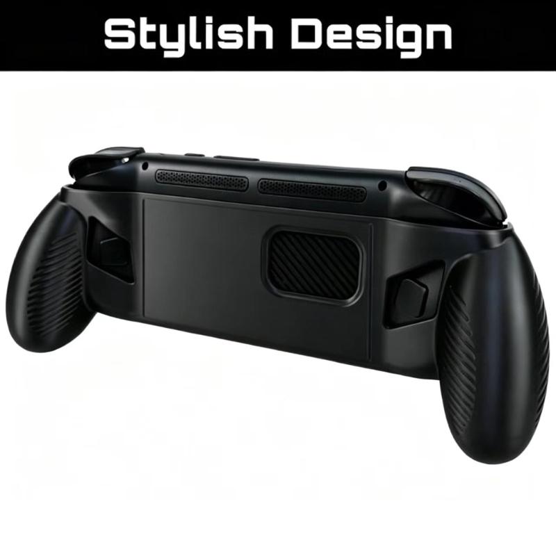 Handheld-Spielgriff für Retroid Pocket 6, 3D-gedrucktes Griffgehäuse mit freiliegenden Front Bedienelementen und Öffnung an der Unterseite für Spiele zu Hause und unterwegs