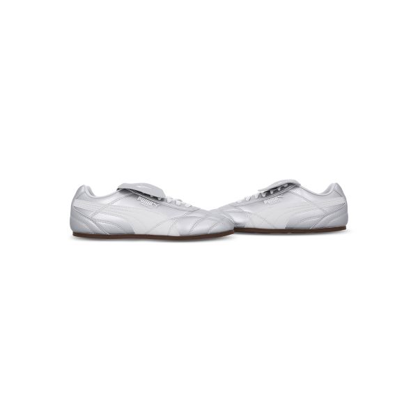 Puma Tackle PRM Metallic Silver Ivory Unisex Sneaker 409116-01