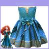 Costum Cosplay Merida Curajoasa Pentru Fete Cadoul Perfect Pentru Halloween Și Nu Numai!