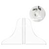 3mm Thick Acrylic Splash-proof Nail-free Waterproof Baffle Bathtub Washbasin Cover Sink Protective Baffle