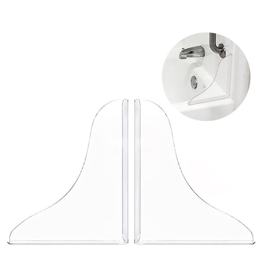 3mm Thick Acrylic Splash-proof Nail-free Waterproof Baffle Bathtub Washbasin Cover Sink Protective Baffle