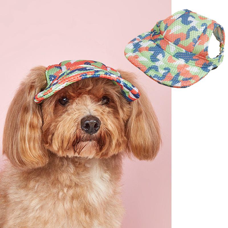 Casual Mesh Baseball Cap for Small Dogs: Golden Retriever, Bichon, Corgi, Teddy, Yorkie, Pomeranian