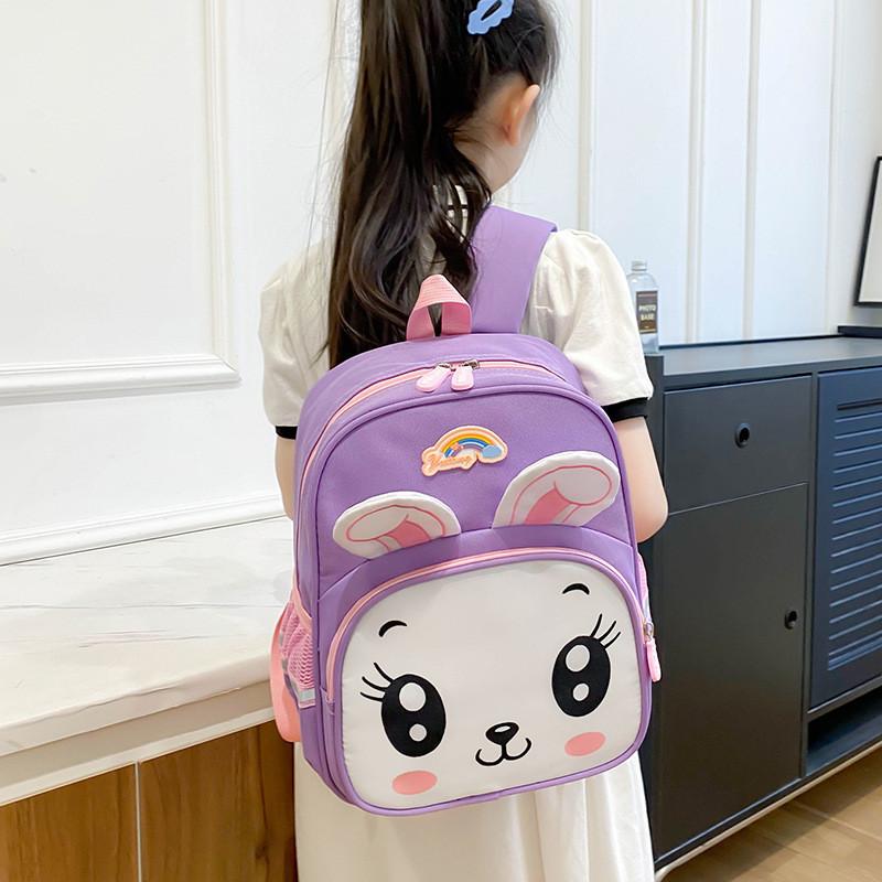 Lightweight And Spacious Children's School Backpack With Fun Animal Designs For Boys And Girls
