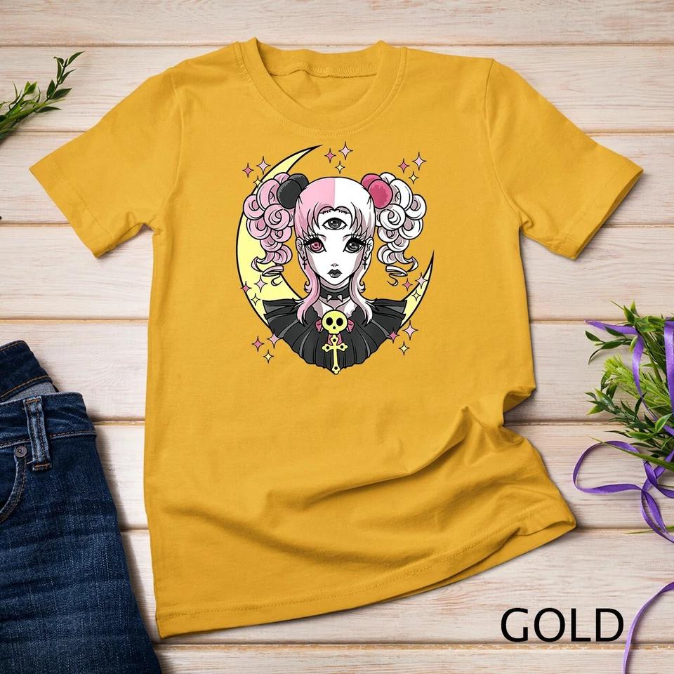 Goth Emo Punk Girl T-Shirt Unisex T-shirt 4 XL
