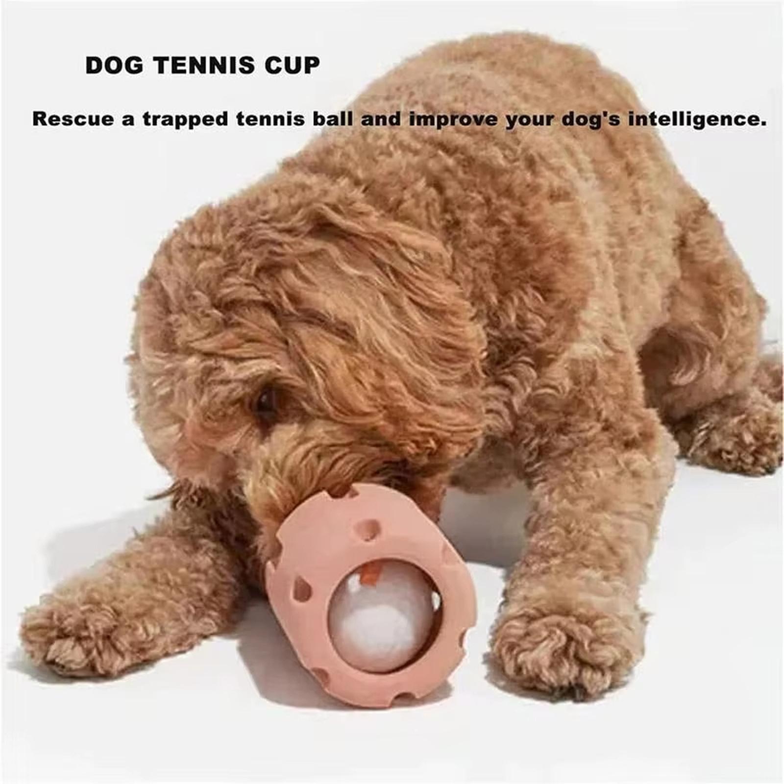 

Tumbling Tennis Tennis Dog Educational Toys Natural Rubber Unstuffing Pet Supplies One Size