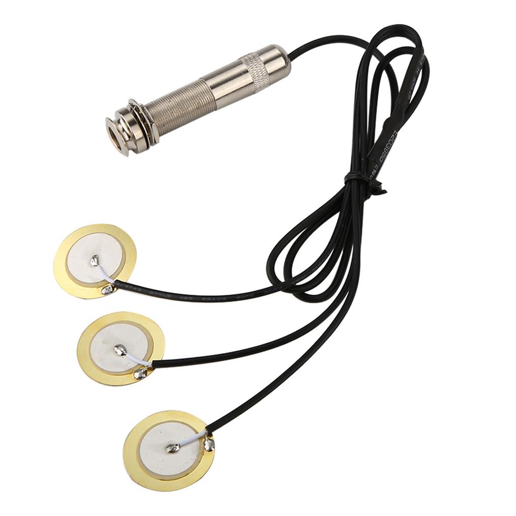 Prewired Pickup Piezo Amplifier Transducer for Guitar Replacement Part Accessory
