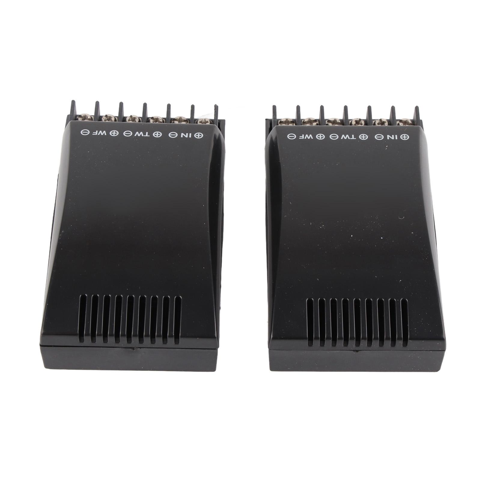 

2 шт. Автомобильный аудио кроссовер 2-полосный 100 Вт выход 12 В Правильный звук ABS корпус Автомобильный кроссовер для динамиков для автомобиля