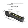 Rechargeable LED+COB Work Light Portable Magnetic Folding USB Charging Handheld Flashlight