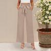 Women's Casual High Waist Loose Lace Wide Leg Pants