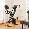 HOMCOM Foldable Exercise Bike, 8 Levels of Magnetic Resistance, Hand Pulse Sensors