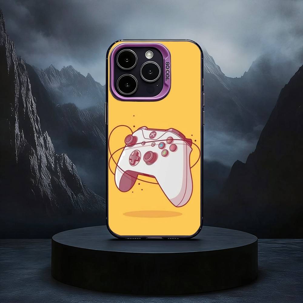 Console Gamepad Gamer Play Black Candy Silver Phone Case Phone Case For iPhone17,16,15,14,13,12,11 Plus,Pro Max