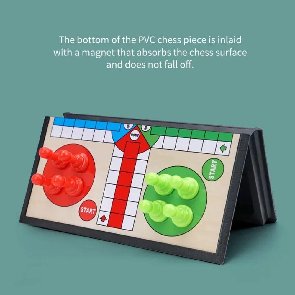 Magnetic Flying Chess Concentration Training Ludo Board Game Funny   Parent-Child Toys