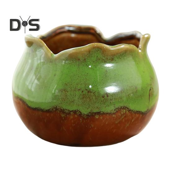 Eco Friendly Flower Pot Smooth Edge Practical Outdoor Plant Ceramic Flower Pot Container