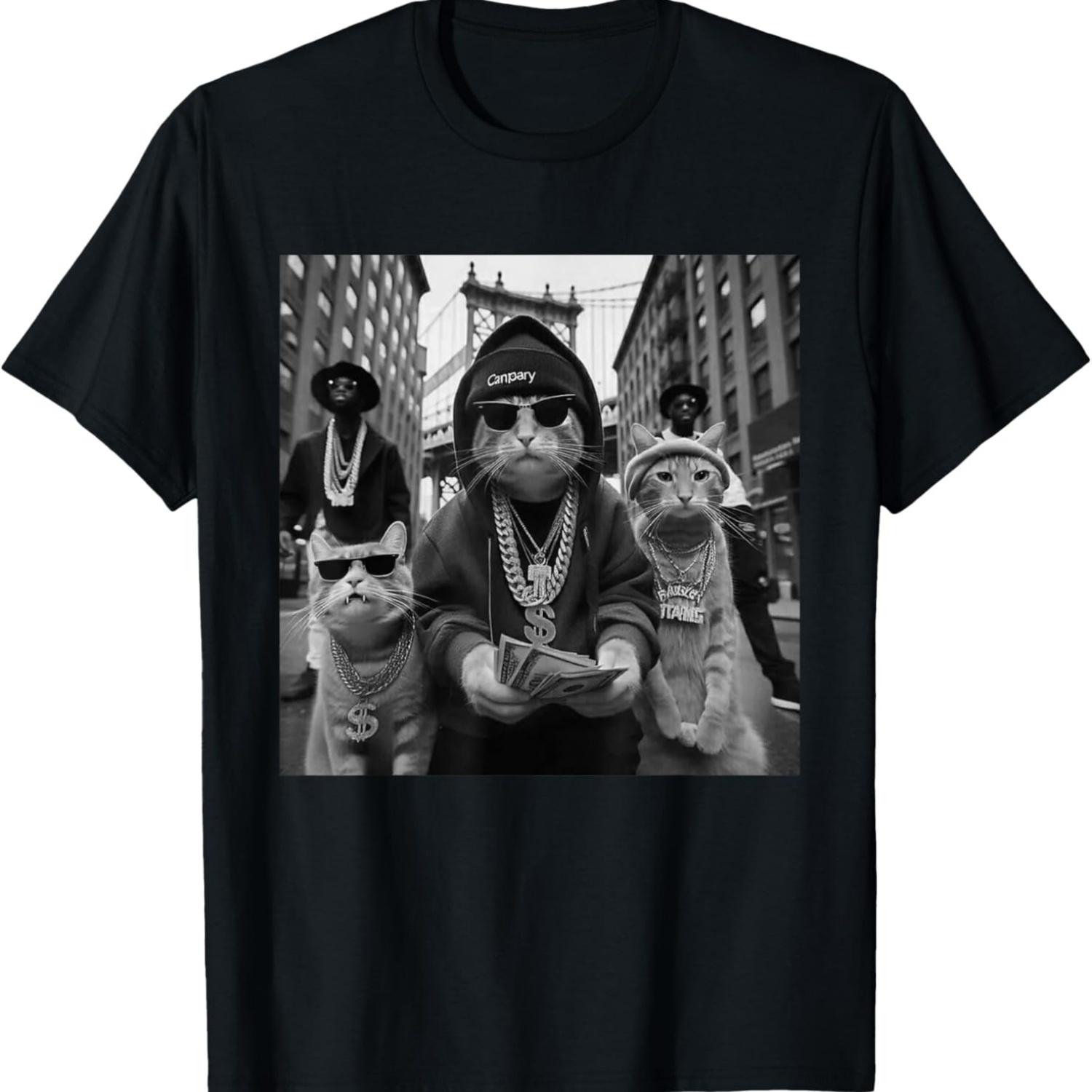 

Funny Cat Streetcore T-Shirt S чёрный