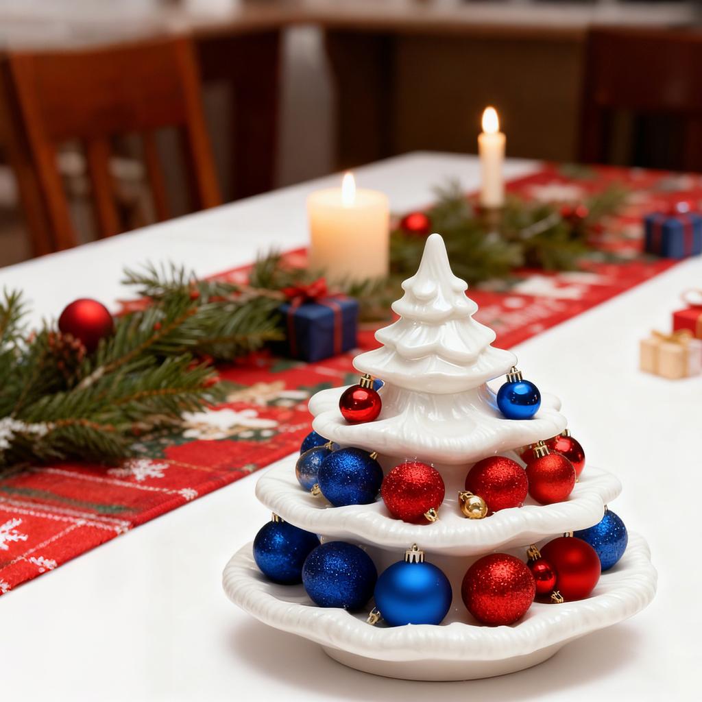 Vassoio per uova alla diavola a forma di albero di Natale a quattro strati, Contiene 26 uova, Impilabile