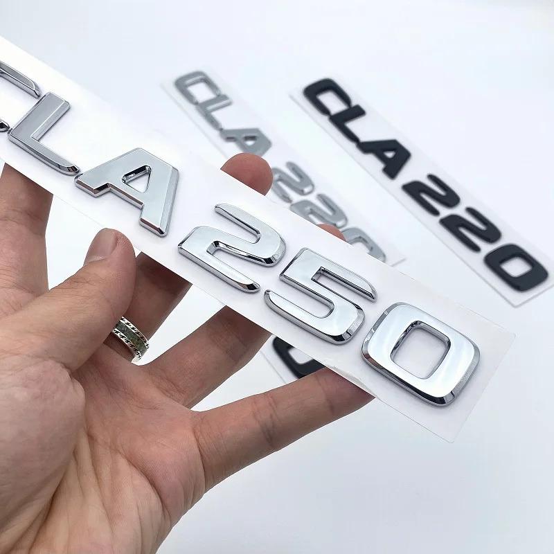 Litere 3D CLA180 CLA200 CLA220 CLA250 CLA260 4Matic Emblema ABS pentru Mercedes-Benz C118 W117 Aripă Mașină Portbagaj Logo Spate Autocolant