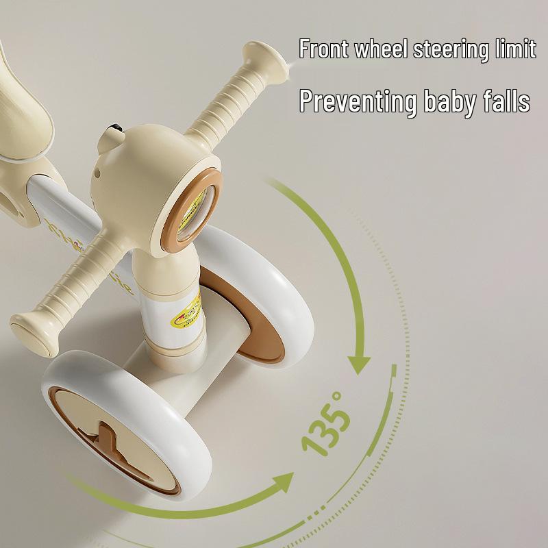 Verstelbare Loopfiets voor Leeftijden 1-4, Zonder Pedalen, Zacht Zadel, Baby Glijder