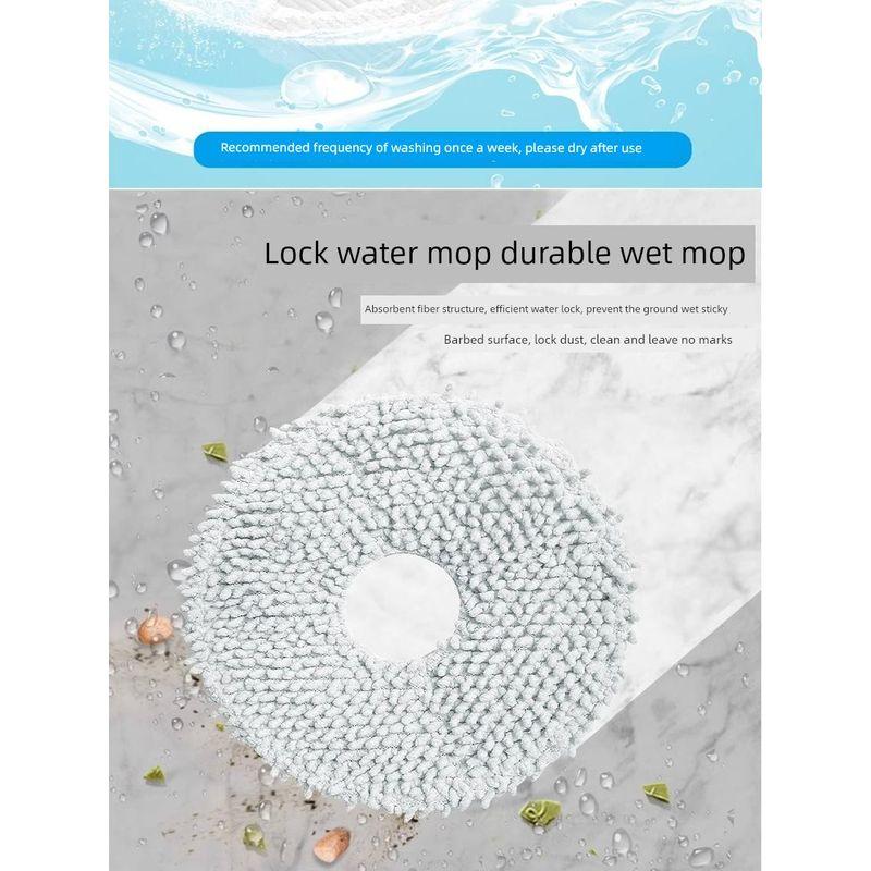 Suitable for Xiaomi Mijia No-Wash Sweeping and Mopping Robot C101 Accessories Mop Filter Mesh Edge Brush Cleaning Fluid