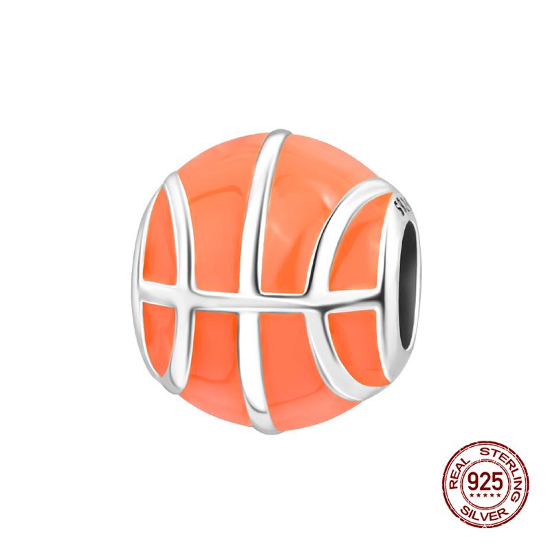 Basketball Charms Perlen Kupfer Pentagramm Charms Passend für Original 3mm Armband Für Damen DIY Modeschmuck Geschenke
