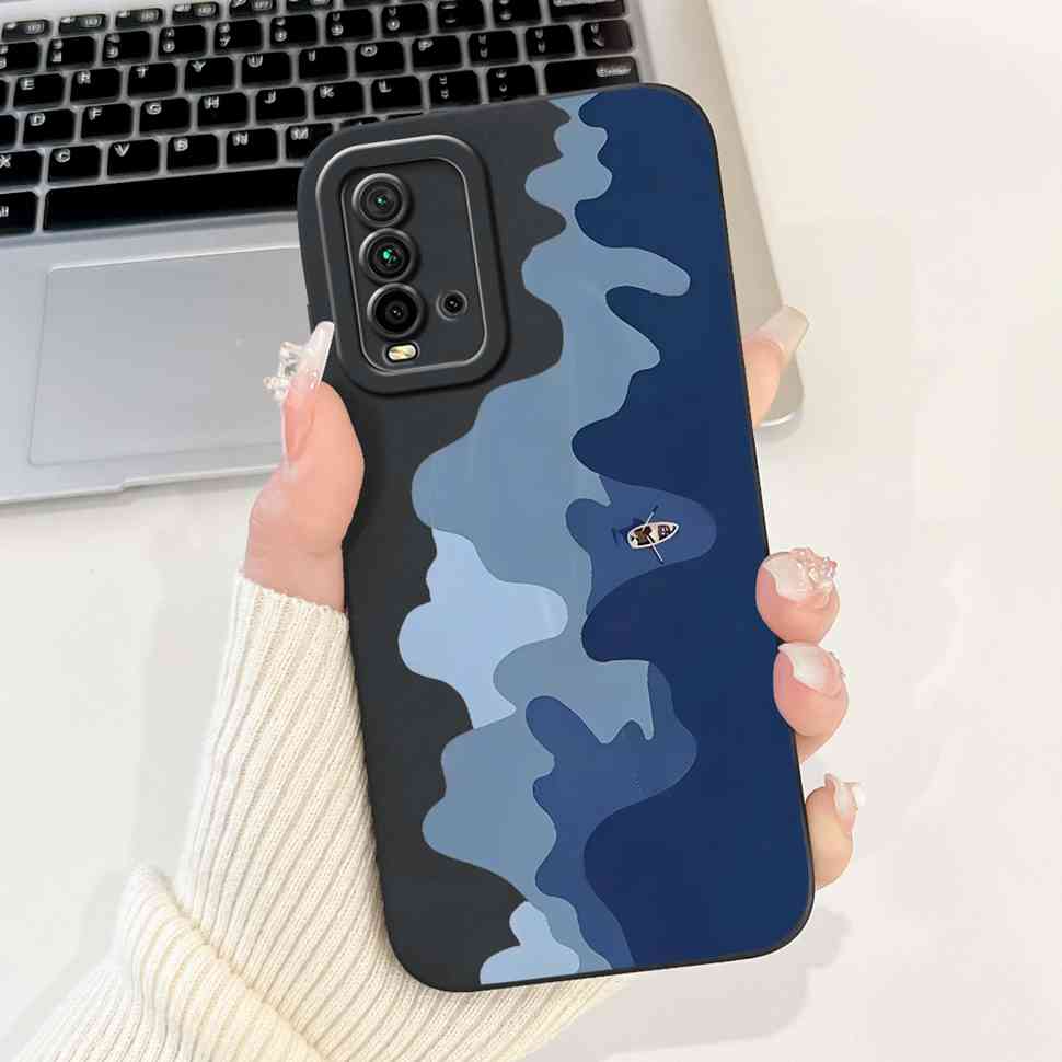For Xiaomi Redmi 9T 6.53" Case Cute Colorful Butterfly Love Soft Silicone TPU Cover For Redmi 9T Redmi 9 Power Phone Shell Bags